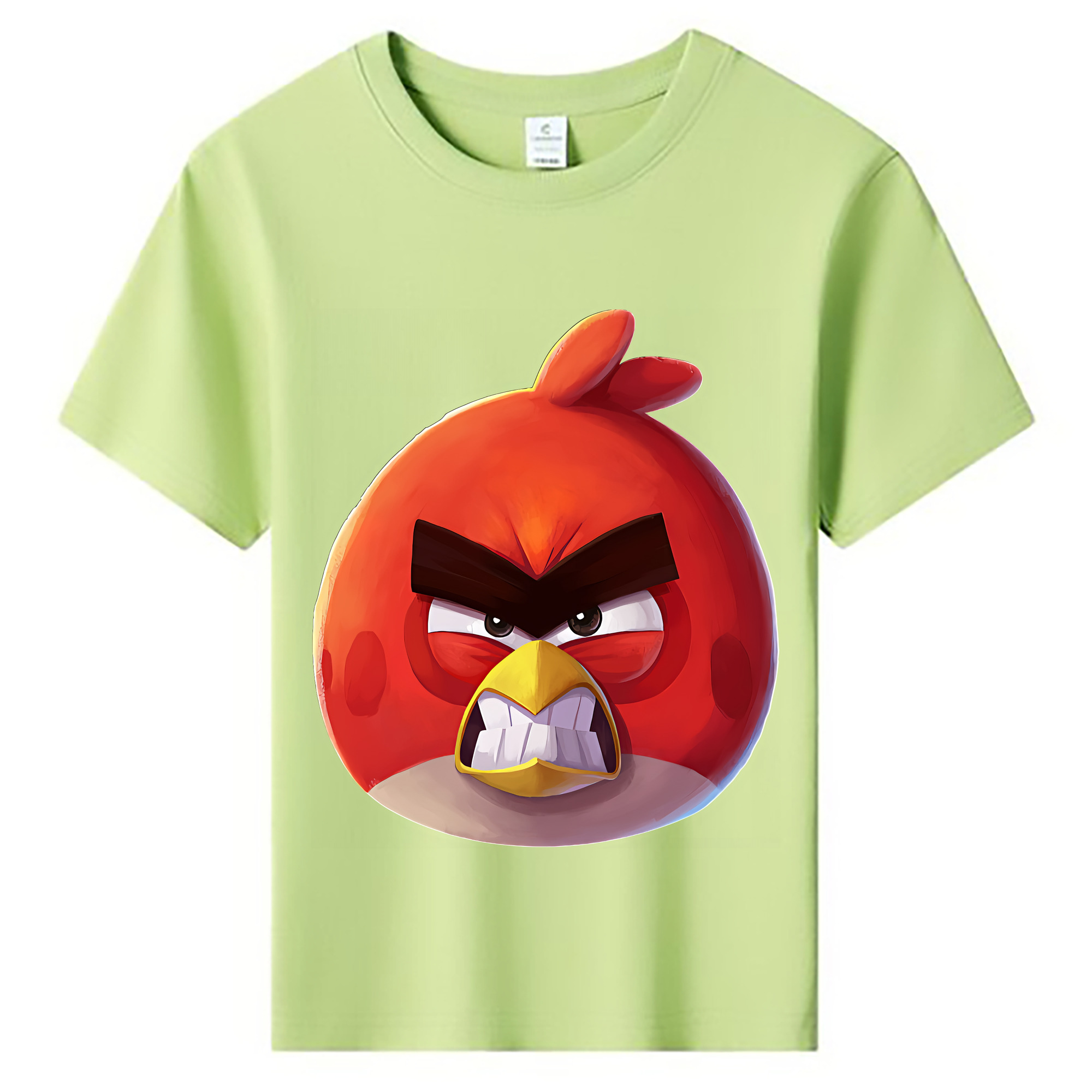 （画像用） Angry Birds アングリーバード 綿100％キッズTシャツ（フロントプリント）